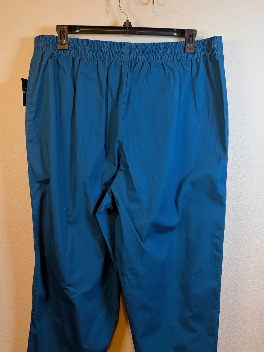 House of Aama deep teal Pull Up  Button-Accent Dress Pants. XXL